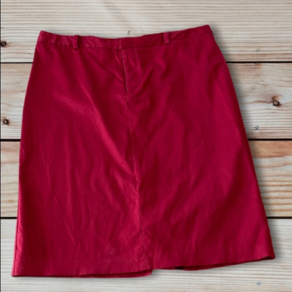 GAP Red Pencil Skirt. Size 16